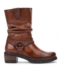 Pikolinos - Mid-Calf Cuero Leather Tall Ankle Boots - Lyst