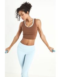 DSGN Studio - Sculpt Plunge Longline Sports Bra - Lyst