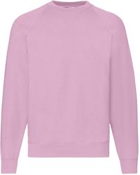 Fruit Of The Loom - Raglan Sleeve Belcoro Sweatshirt (Light) - Lyst