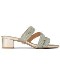 Carvela Kurt Geiger - Heels Gold Fabric Summer Gala - Lyst