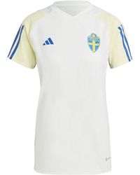 adidas - V-Neck Raglan Sleeve Jersey T-Shirt - Lyst