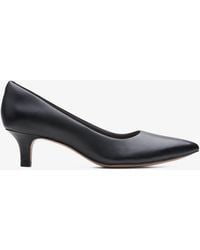 Clarks - Shondrah Jade Zwarte Leren Schoenen - Lyst