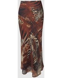 Nasty Gal - Plus Mixed Animal Crinkle Chiffon Bias Cut Maxi Skirt - Lyst