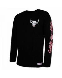 Mitchell & Ness - Chicago Bulls Long Sleeve Top Cotton - Lyst