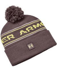 Under Armour - Halftime Pom Pom Muts (grijs) - Lyst