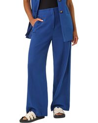 Roman - Smart Twill Wide Leg Pocket Trouser - Lyst