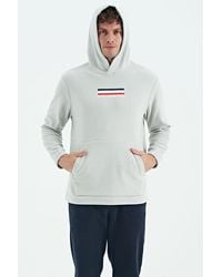 TOMMY LIFE - Printed Logo Hoodie - Lyst