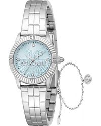Just Cavalli - Jc1L328M0045 Ladies Mini Raffinata Watch And Bracelet Gift Set - Lyst
