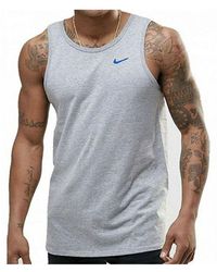 Nike - Embroidered Swoosh Vest Tank - Lyst