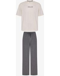 Penti - Modern Stone Oversized Short Sleeve Pajama Set - Lyst