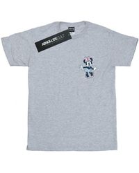 Disney - Ladies Minnie Mouse Dancing Chest Cotton Boyfriend T-Shirt (Sports) - Lyst