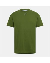 Off-White c/o Virgil Abloh - Off Regular Fit Lettering Short Sleeve T-Shirt - Lyst
