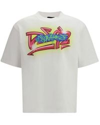 DSquared² - T-Shirt Met Grafische Print - Lyst