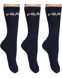 Fila - Verpakking Van 3 Paar - En Hoge Sneakersokken F9505 - Lyst