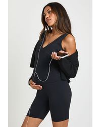 Boohoo - Maternity Super Soft Sculpt Bump Support Short - Lyst