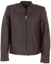 Ashwood Leather - 'Fons' Slim Fit Biker Jacket - Lyst