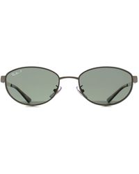 Ray-Ban - Oval Arista Dark Polarized Rb3774D Metal - Lyst