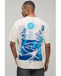 BoohooMAN - Oversized Kyoto Graphic T-Shirt Cotton - Lyst