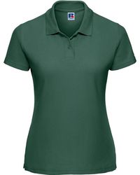Russell - Ladies Classic Plain Polycotton Polo Shirt (Bottle) - Lyst