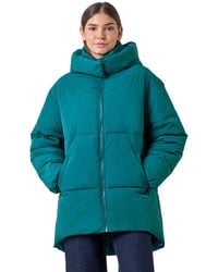 Roman - Oversized Padded Hooded Coat - Lyst