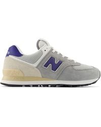 New Balance - 574 Trainer Slate/Rain Cloud Cotton - Lyst