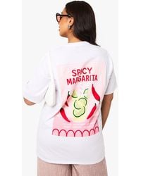 Boohoo - Plus Spicy Margarita Oversized T-Shirt - Lyst