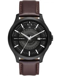 ARMANI EXCHANGE - Hampton Watch Ax2446 Leather (Archived) - Lyst