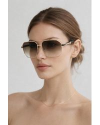 SVNX - Retro Square Navigator Sunglasses - Lyst