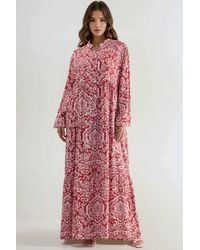 Hiccup - Comfortable Patterned Maxi Dress - Lyst