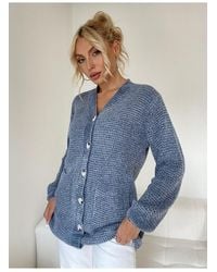 Everyday the Label - Dames V-hals Knopen Vest Met Zakken - Lyst
