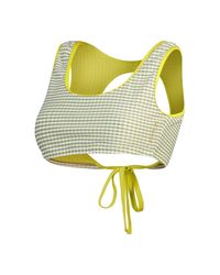 Speedo - Wrap Tie Back Bikini Top Horizontal Stripe - Lyst