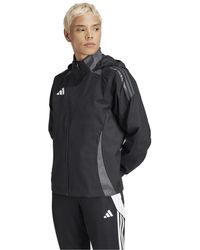 adidas - Tiro24 Hooded Anorak With Three Bar Logo - Lyst