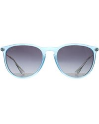 Ray-Ban - Round Transparent Light Gradient Rb4171 Erika - Lyst
