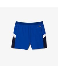 Lacoste - Recycled Polyamide Colourblock Swimming Trunks - Lyst