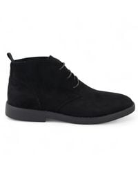 Infinity Leather - Premium Desert Style Suede Chukka Boots Faux Leather - Lyst