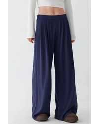 Hiccup - Soft Touch Pleated Wide Leg Pants - Lyst