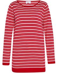 Usha - Jumper Rood Wit - Lyst