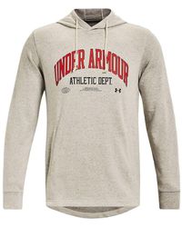 Under Armour - Rival Terry Athletic Department Hoodie - Lyst