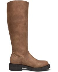 Blowfish - Faux Leather High Riding Boots - Lyst