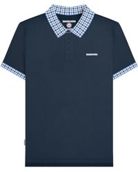 Lambretta - Ss25 Gingham Big & Tall Polo Shirt Cotton - Lyst