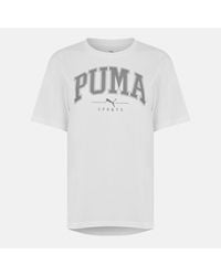 PUMA - Squad Relaxed Regular Fit T Shirt - Lyst