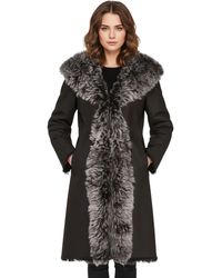 Infinity Leather - Toscana Real Sheep Hooded Trench Coat - Lyst