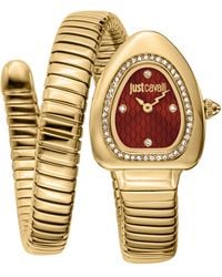 Just Cavalli - Snake 316L Stainless Steel Watch - Lyst