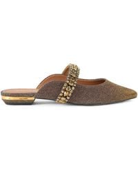 Kurt Geiger - Kgl Embellished Flat Sandals - Lyst
