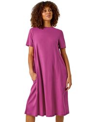 Roman - Relaxed T-Shirt Jersey Dress - Lyst