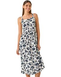 Roman - Floral Print Midi Sundress - Lyst