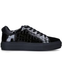 Kurt Geiger - Leather Laney Croc Sneakers - Lyst