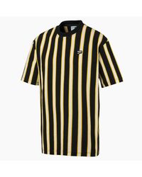 PUMA - Downtown Stripe Tee Casual T-Shirt 595687 01 - Lyst