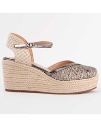 Montevita - Espadrilles Met Een Sleehak Balenci9 Grijs - Lyst