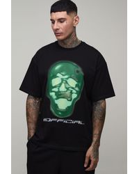 BoohooMAN - Tall Afterlight Skeleton Printed Short Sleeve T-Shirt - Lyst